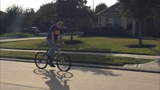 Spinal Cord Injury Recovery Video 15 Paraplegic Riding a Bike [upl. by Llerryt]