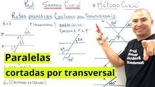 RÁPIDO e FÁCIL  RETAS PARALELAS CORTADAS POR TRANSVERSAIS [upl. by Kristofor451]