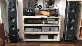 Primaluna prologue 4 power amp classe ssp30 preamp Sonus Faber Cremona M [upl. by Mahalia]