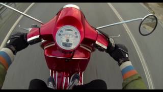 Vespa PX 221 Malossi Mhr Acceleration [upl. by Anigriv]