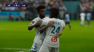 NDIAYE SCORE VS AJAX  PES 2021 GAMEPLAY OM AJ [upl. by Brooking]