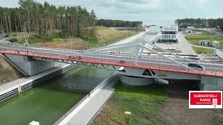 Przekop Mierzei Wiślanej  I etap budowy  26072022 r  Vistula Spit Canal [upl. by Elehcin360]