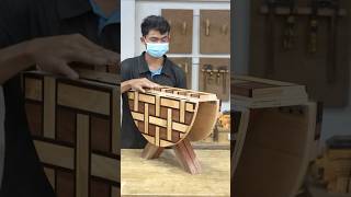 Amazing Design Secret Wooden Folding Table shorts wood woodworkingtools [upl. by Zsa Zsa]