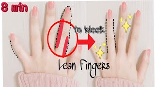 Top Exercises For Finger  Get Lean amp Longer Finger In Week  Home Fitness Challenge [upl. by Airoled]