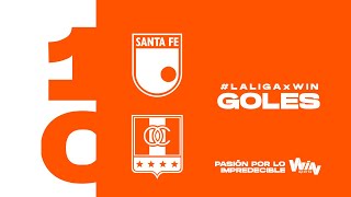 Santa Fe vs Once Caldas goles  Liga BetPlay 20241  Cuadrangulares  Fecha 4 [upl. by Humphrey461]