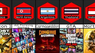 Banned Games From Different Countries [upl. by Ahtnicaj]