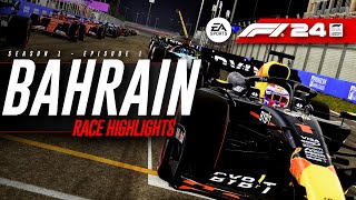 Race Highlights  Bahrain Grand Prix 2024  F1 24 Career Mode Season 1  Episode 1 [upl. by Delcine]