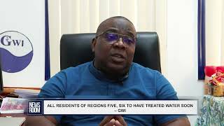 ALL RESIDENTS OF REGIONS FIVE SIX TO HAVE TREATED WATER SOON – GWI [upl. by Harmon]