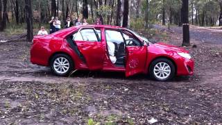 Toyota Camry  Side Airbag Test Deployment [upl. by Resay]