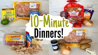 10 MINUTE RECIPES  5 Tasty amp QUICK Dinner Ideas  Best Home Cooked Meals Made EASY  Julia Pacheco [upl. by Mialliw139]