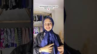 Şal bağlama yöntemleri outfitideas modestoutfit hijabstylekeşfetteyiz outfit modeststyleootd [upl. by Alvira597]