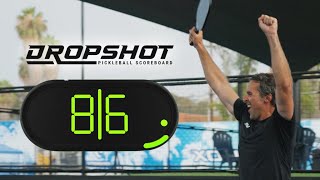 Now on Kickstarter Dropshot Smart Electronic Pickleball Scoreboard [upl. by Doreen]