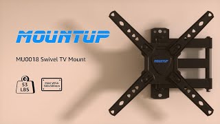 Full Motion TV Wall Mount for 2650quot TVs MU0018 [upl. by Hairehcaz190]