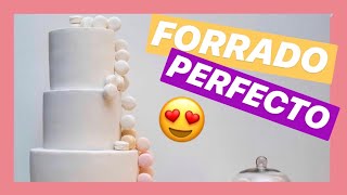 💜como Forrar Una Torta 💜fácil Y Rápido [upl. by Krantz]