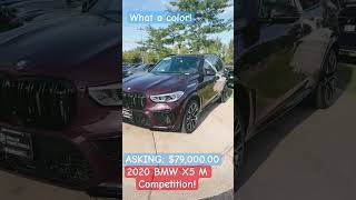 2020 BMW X5 M Competition  Ametrin Metallic [upl. by Rehportsirhc]