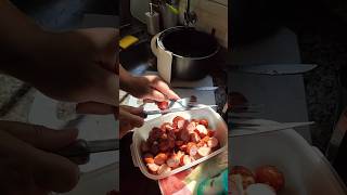 LINGUIÇA ASSADA NA AIRFRYER 🥰 churrasco airfryer receita shorts cozinha [upl. by Neirod]