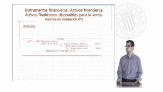 Activos financieros disponibles para la venta   UPV [upl. by Jehius]