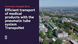 Transport of medical products with TranspoNet at University Hospital Bonn [upl. by Eddra]