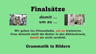 Grammatik in Bildern Finalsätze لديك هدف ترغب في تحقيقه [upl. by Trammel]