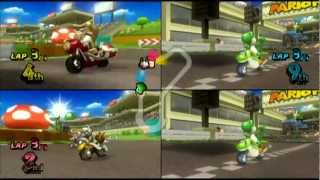 Wii Have Fun 51 Mario Kart Wii Game 6 [upl. by Narton]