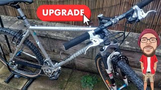 Specialised Rockhopper Comp FS  Time for some cheeky upgrades  90s Retro [upl. by Bunting626]