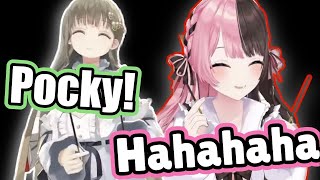 【First half3D】Hinano and Lisa do the best pocky dance on Hinanos birthday【vspoTachibana Hinano】 [upl. by Diane-Marie916]