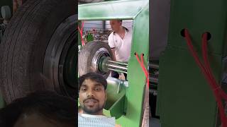 Tyre check karne ka process 😱🫣 automobile leakrepair machine tirerecycling mechanical shorts [upl. by Elamrej312]