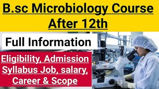 Bsc Microbiology Course Full Information in HindiCareer in bsc MicrobiologyWhat is Microbiology [upl. by Neidhardt]