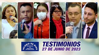 Testimonios 27 de junio de 2023  Iglesia de Dios Ministerial de Jesucristo Internacional [upl. by Veator]