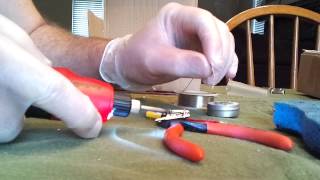 How to solder tinning wire [upl. by Neibaf]