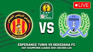 ESPERANCE TUNIS VS DEKEDAHA FC CAF CHAMPIONS LEAGUE 20242025 QUALIFIERS SECOND ROUND PREVIEW [upl. by Hara]