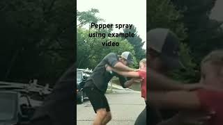 pepper spray using example video ssk creations [upl. by Aneloaup]