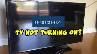 How to Fix Your Insignia TV That Wont Turn On  Black Screen Problem [upl. by Naek]