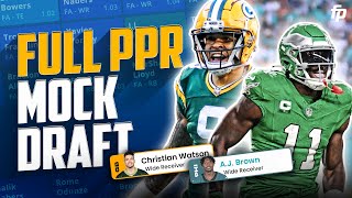 2024 Fantasy Football Mock Draft  PPR Expert Picks [upl. by Riella73]