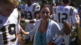 Team White is victorious in UCLA Football Spring Game [upl. by Sonnie]