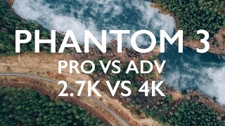 Phantom 3 Advanced VS Professional 27k and 4k scaled to 1080p [upl. by Keener]