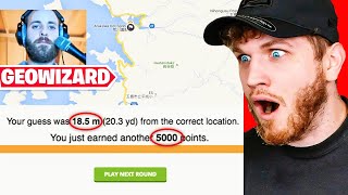 Reacting to GeoWizard BEST GEOGUESSR PLAYER IN THE WORLD [upl. by Nivrag96]