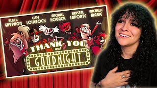 AWW • LESBIAN REACTS – quotTHANK YOU AND GOODNIGHTquot – FAREWELL SONG WITH HAZBIN HOTEL PILOT CAST • [upl. by Alba]