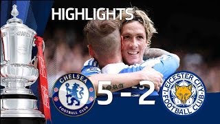 Chelsea 52 Leicester  Official goals and highlights  FA Cup Sixth Round 180312 [upl. by Hebner837]