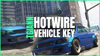 Fivem TGIANN Hotwire amp Vehicle Key Realistic [upl. by Nwahsuq317]