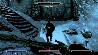 SKYRIM  GLASS GREATSWORD PC  MAX GRAPHICS [upl. by Eenaej]