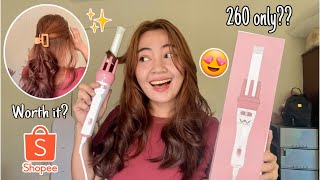 HOW I CURL MY HAIR using AUTOMATIC HAIR CURLER  vivid and vogue  │Kathrine Ramirez [upl. by Arst675]