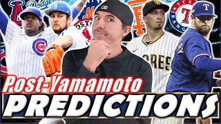 MLB Free Agent Starting Pitching Predictions The Best Options Still Available After Yamamoto [upl. by Molly54]