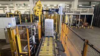 Kratos  Robotic Pallet wrapping by Robopac Optimizing Packaging for Refresco Italia [upl. by Eanyl27]