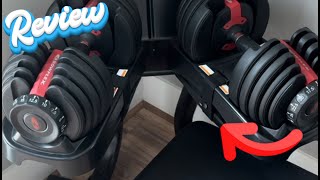 Bowflex SelectTech 552 Adjustable Dumbbells  Review [upl. by Eniamret464]