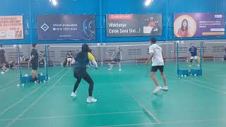 badminton Sparring Match wBFWC 2024 11 08 Oscar Nia vs BWFC [upl. by Adlanor]