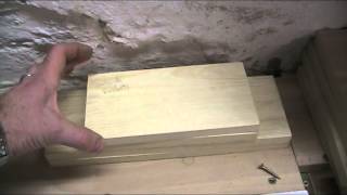 Cutting Dovetail Joints Part 1 [upl. by Aiyotal]