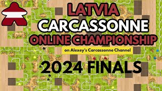 Latvia Carcassonne Online Championship Finals 2024 LIVE [upl. by Luby916]