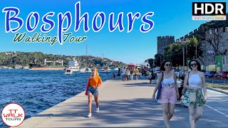 Istanbul Walking Tour on the Bosphorus  4K HDR [upl. by Stacia]