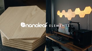 NANOLEAF ELEMENTS  แผ่นไฟอัจฉริยะลายไม้สุดแสนจะเรียบหรูที่สายแต่งห้องห้ามพลาด [upl. by Burley]